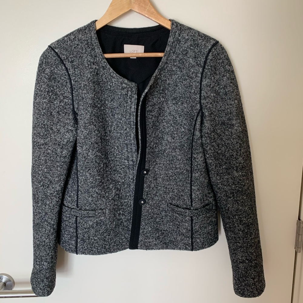 Ann Taylor loft wool blend blazer